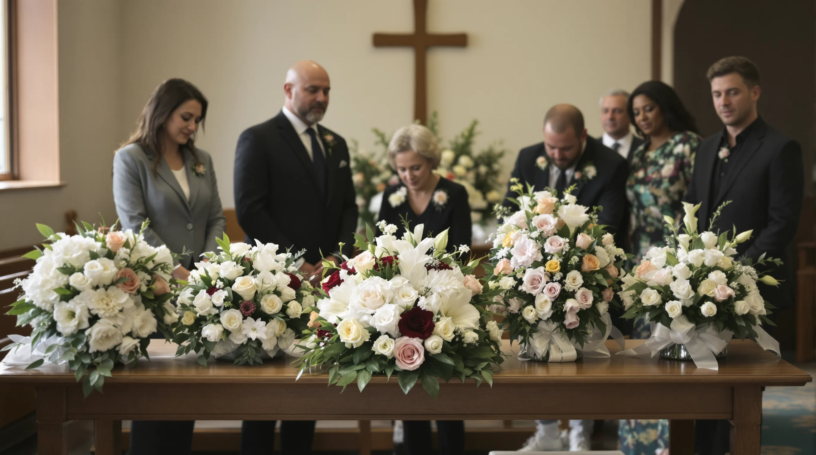 Fleurs enterrement : les 7 compositions florales pour un hommage respectueux